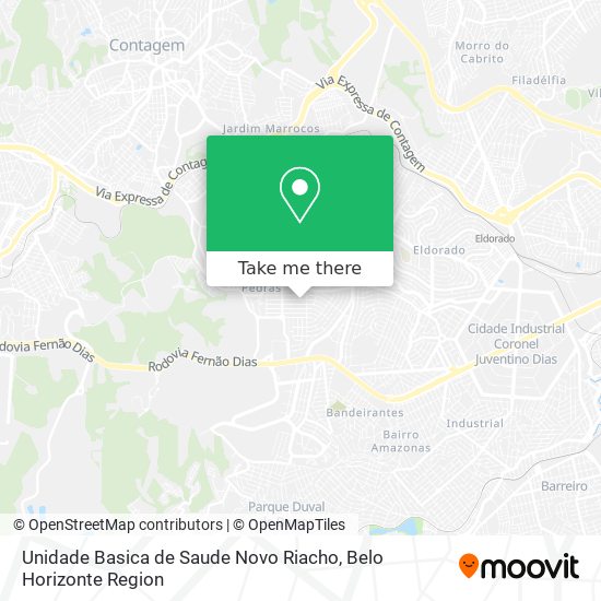 Unidade Basica de Saude Novo Riacho map