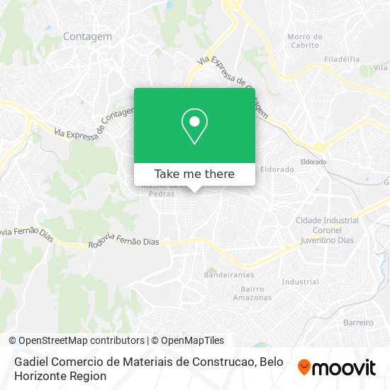 Gadiel Comercio de Materiais de Construcao map