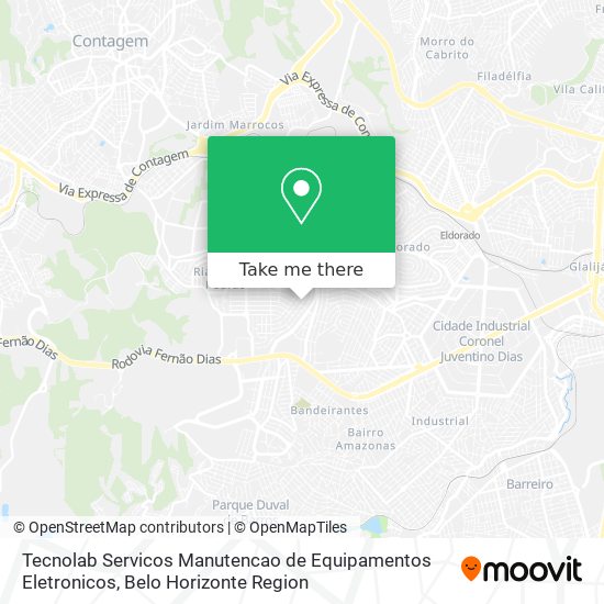 Tecnolab Servicos Manutencao de Equipamentos Eletronicos map