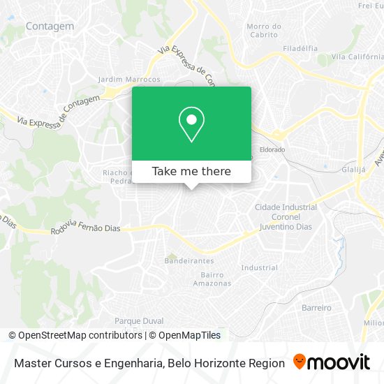 Master Cursos e Engenharia map