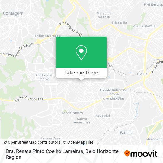 Dra. Renata Pinto Coelho Lameiras map
