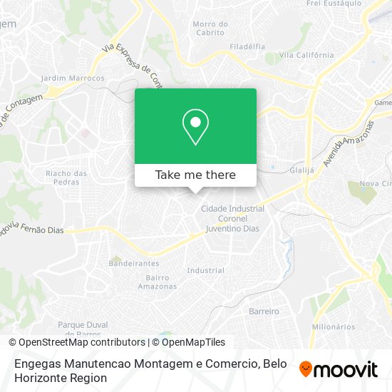 Engegas Manutencao Montagem e Comercio map