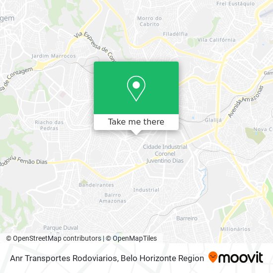 Anr Transportes Rodoviarios map