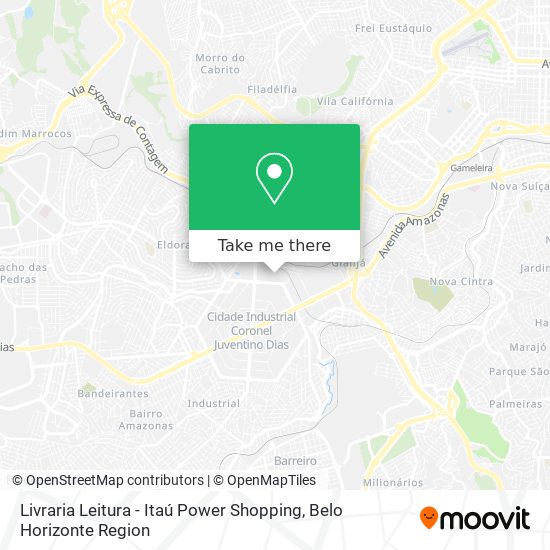 Livraria Leitura - Itaú Power Shopping map