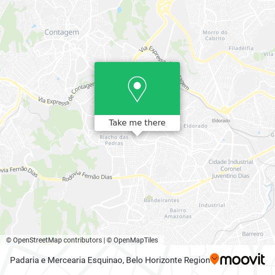 Padaria e Mercearia Esquinao map
