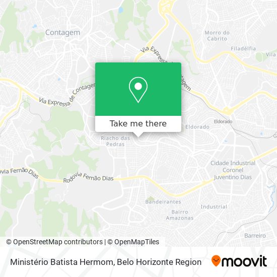 Ministério Batista Hermom map