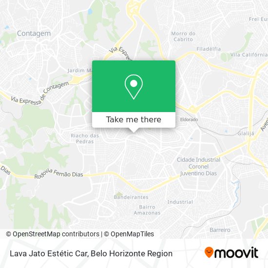 Mapa Lava Jato Estétic Car