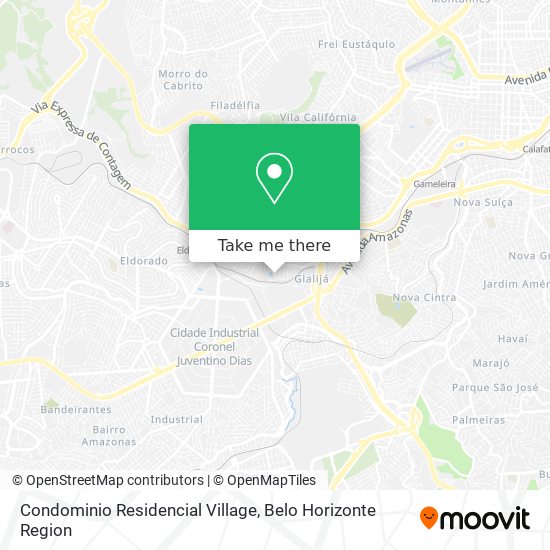 Condominio Residencial Village map