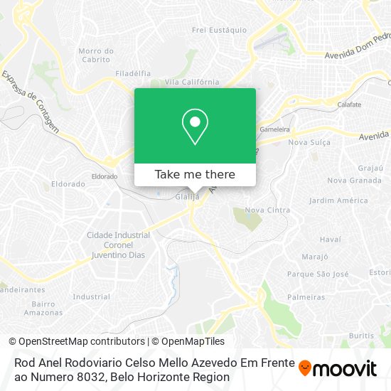 Mapa Rod Anel Rodoviario Celso Mello Azevedo Em Frente ao Numero 8032