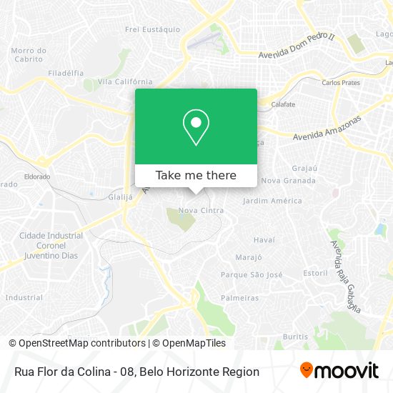 Rua Flor da Colina - 08 map