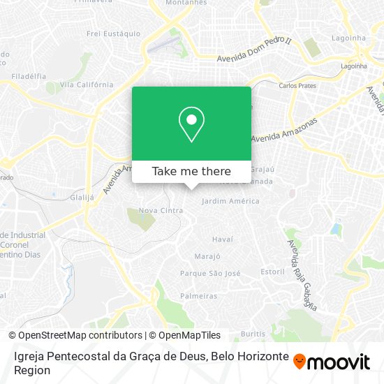 Igreja Pentecostal da Graça de Deus map