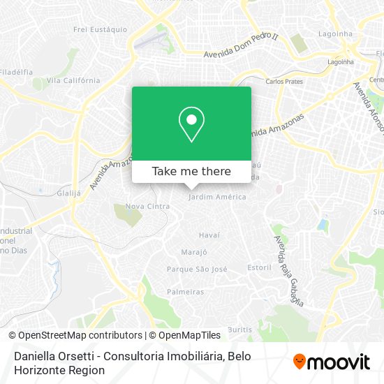 Daniella Orsetti - Consultoria Imobiliária map
