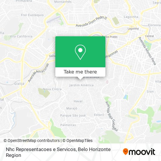 Nhc Representacoes e Servicos map