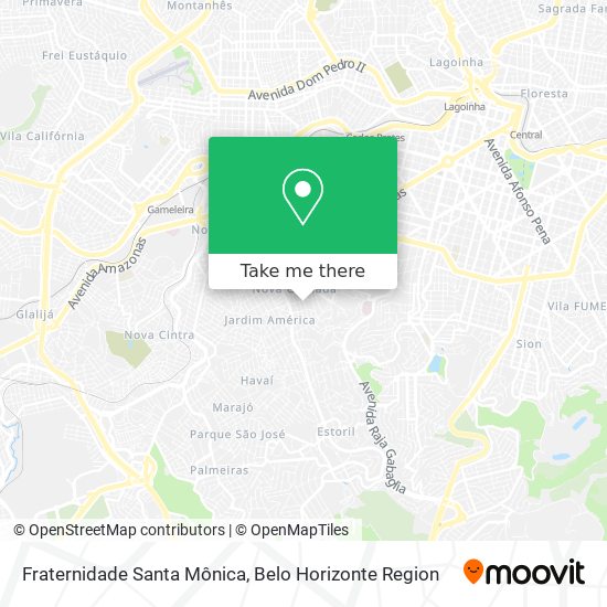 Fraternidade Santa Mônica map