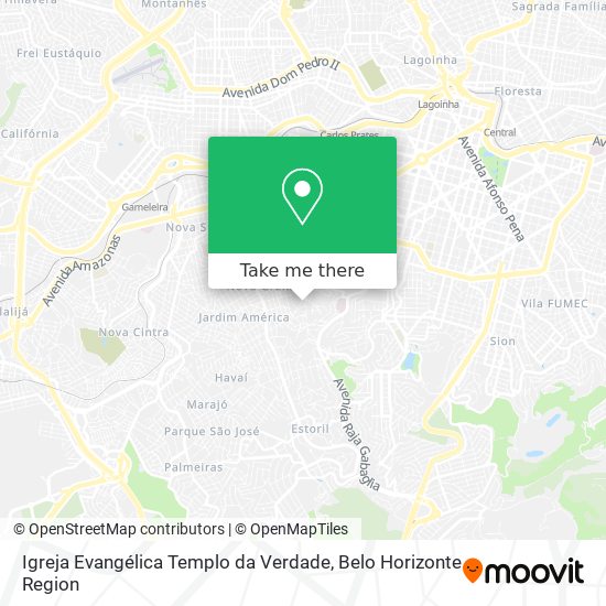 Igreja Evangélica Templo da Verdade map