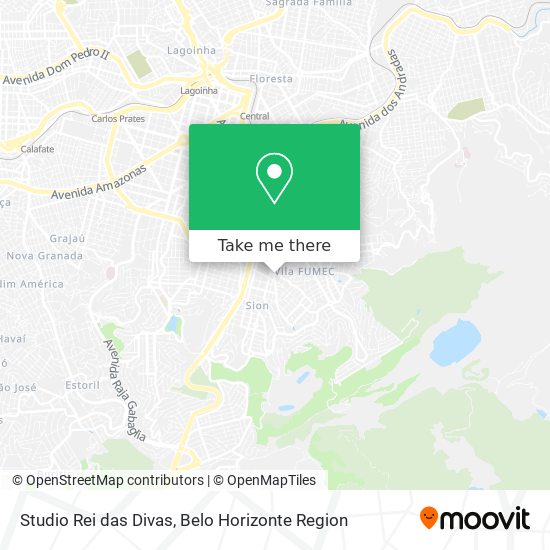 Studio Rei das Divas map