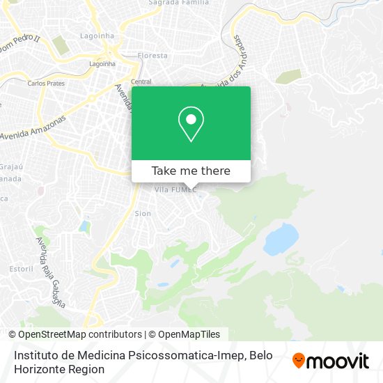 Instituto de Medicina Psicossomatica-Imep map
