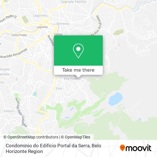 Condomínio do Edifício Portal da Serra map