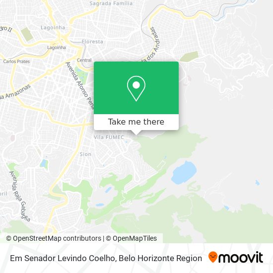 Em Senador Levindo Coelho map