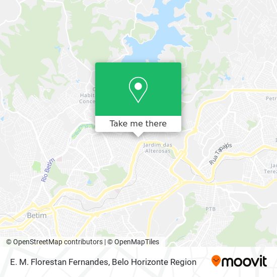 E. M. Florestan Fernandes map