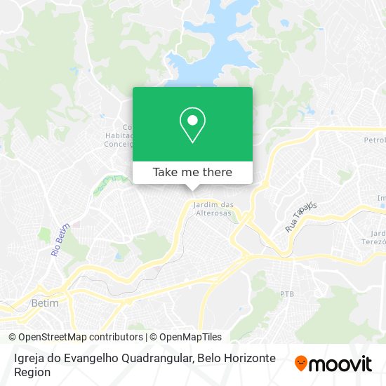 Igreja do Evangelho Quadrangular map