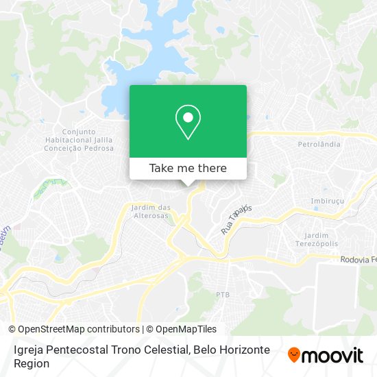 Igreja Pentecostal Trono Celestial map