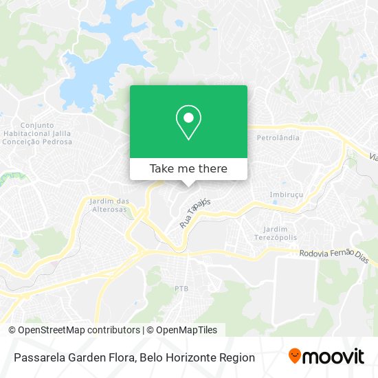 Passarela Garden Flora map