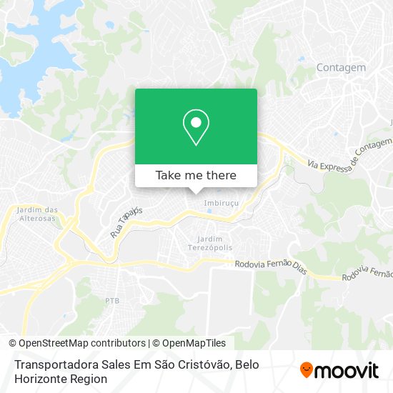 Transportadora Sales Em São Cristóvão map