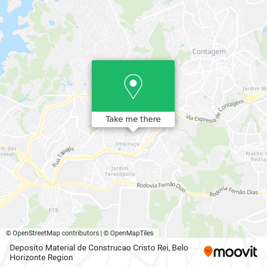 Deposito Material de Construcao Cristo Rei map