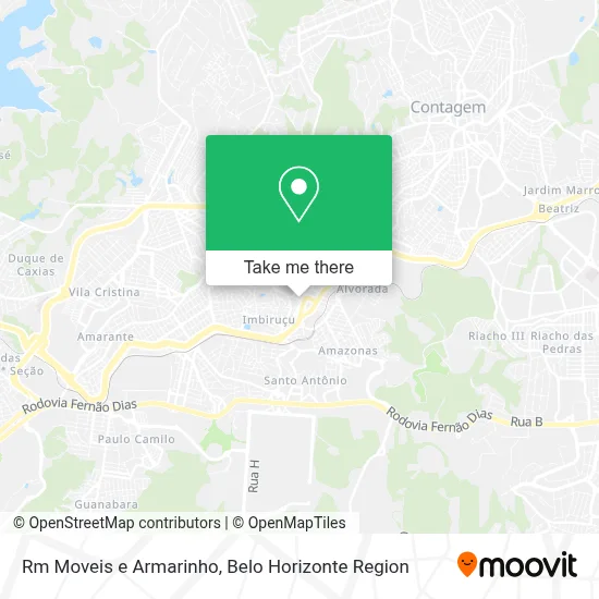 Rm Moveis e Armarinho map
