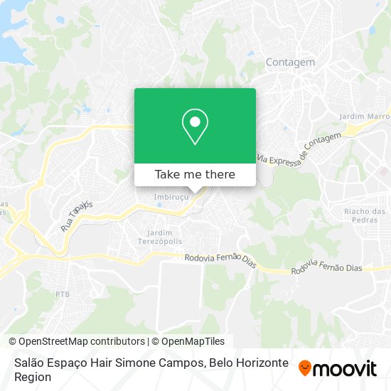 Salão Espaço Hair Simone Campos map