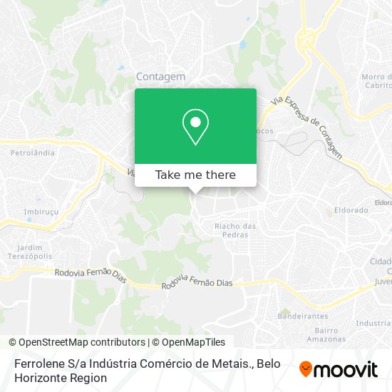Ferrolene S / a Indústria Comércio de Metais. map