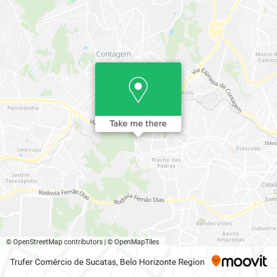 Trufer Comércio de Sucatas map