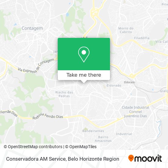 Conservadora AM Service map