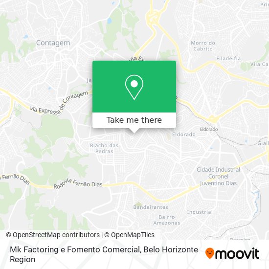 Mk Factoring e Fomento Comercial map