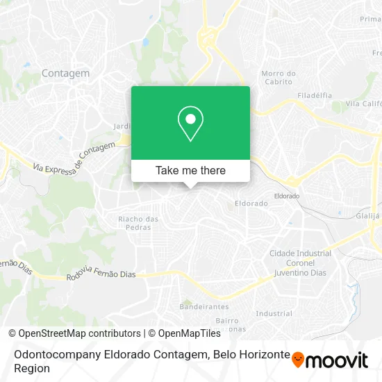 Odontocompany Eldorado Contagem map