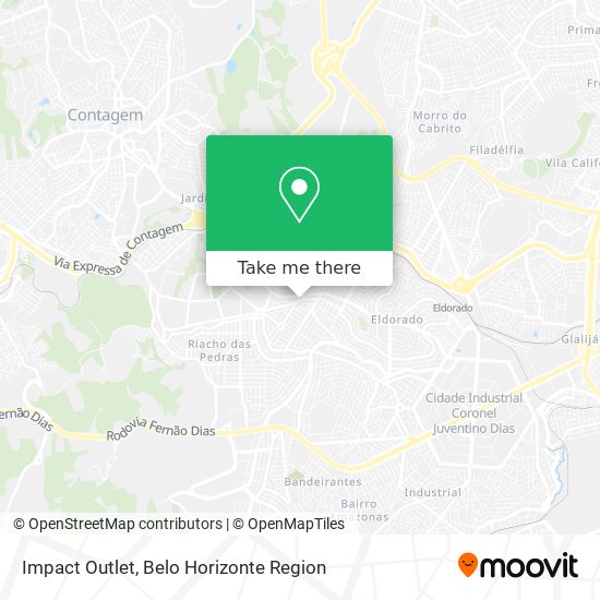 Impact Outlet map