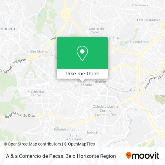 A & a Comercio de Pecas map