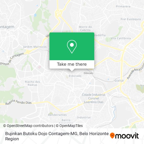 Bujinkan Butoku Dojo Contagem-MG map