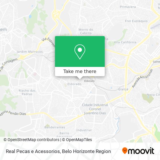 Real Pecas e Acessorios map