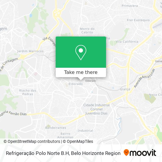 Refrigeração Polo Norte B.H map