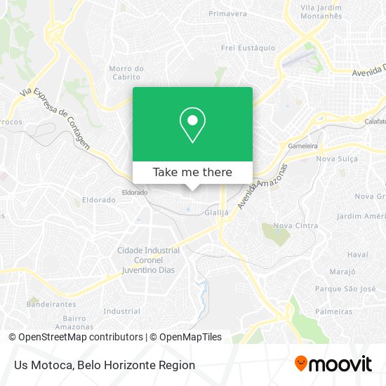 Us Motoca map