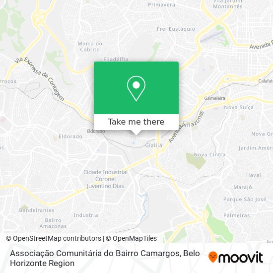 Associação Comunitária do Bairro Camargos map