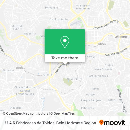 M.A.R Fabricacao de Toldos map