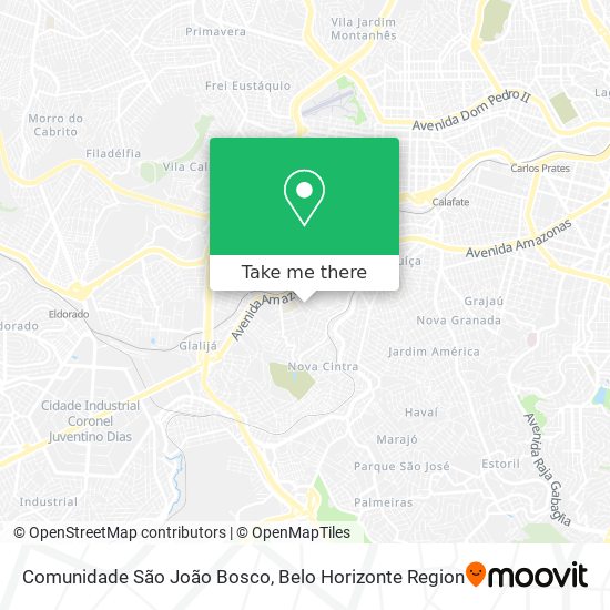 Comunidade São João Bosco map