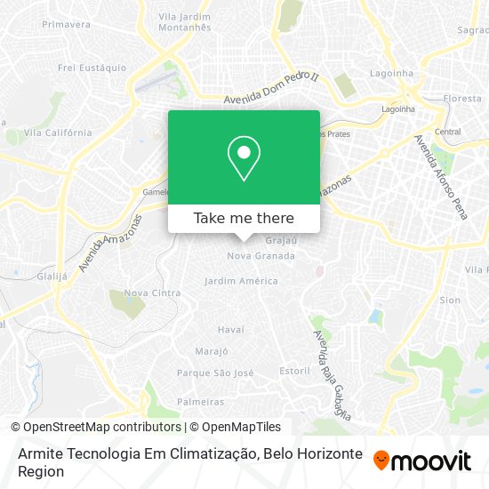 Armite Tecnologia Em Climatização map