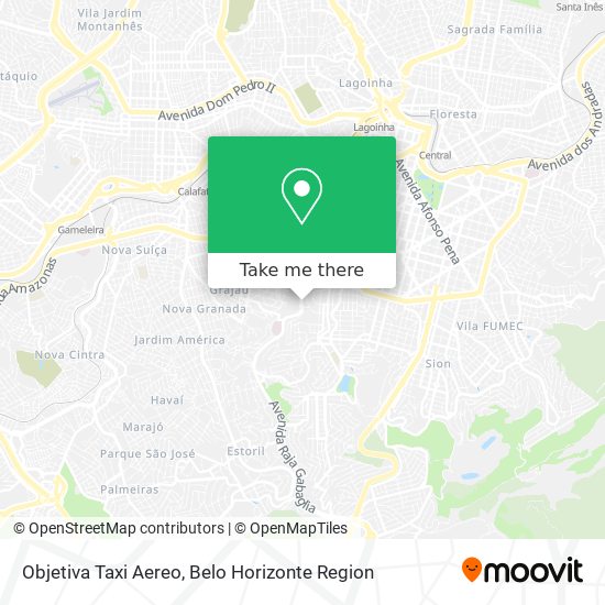 Objetiva Taxi Aereo map