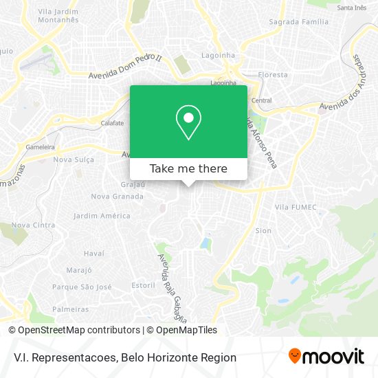 V.I. Representacoes map