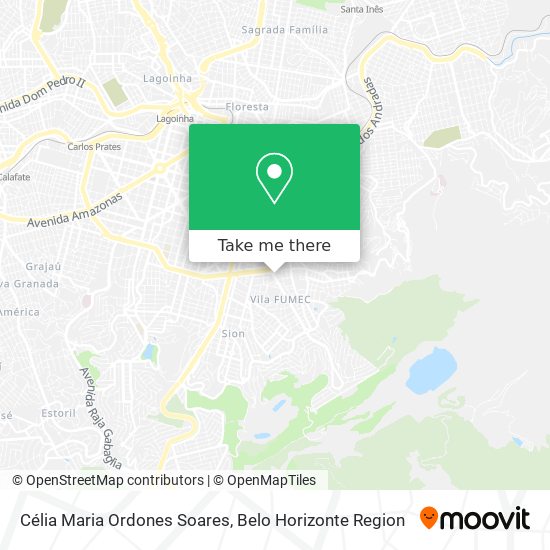 Célia Maria Ordones Soares map