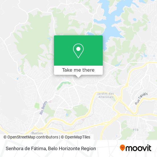 Senhora de Fátima map